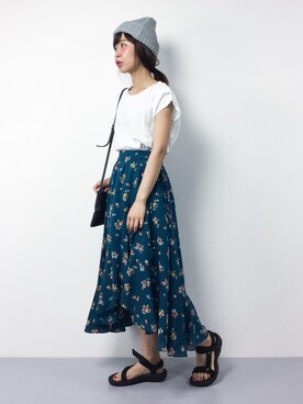 naoさん（レディース・163cm）の夏コーディネート