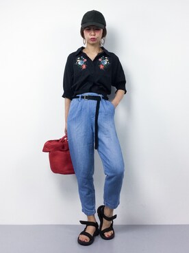 naoさん（レディース・163cm）の夏コーディネート