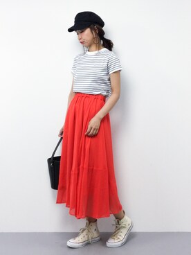 naoさん（レディース・163cm）の夏コーディネート