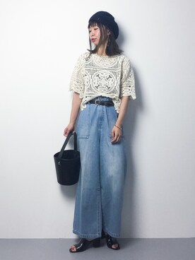 naoさん（レディース・163cm）の夏コーディネート