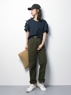 naoさん（レディース・163cm）の夏コーディネート