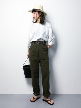 naoさん（レディース・163cm）の夏コーディネート