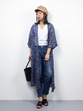 naoさん（レディース・163cm）の夏コーディネート