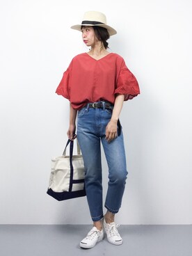 naoさん（レディース・163cm）の夏コーディネート