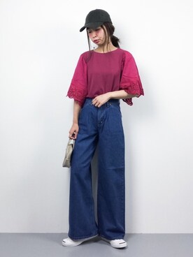 naoさん（レディース・163cm）の夏コーディネート