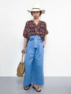 naoさん（レディース・163cm）の夏コーディネート