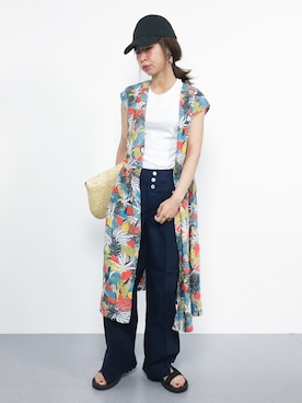 naoさん（レディース・163cm）の夏コーディネート