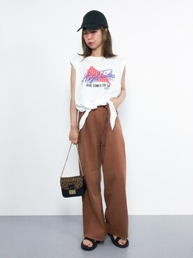 naoさん（レディース・163cm）の夏コーディネート