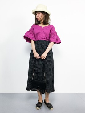 naoさん（レディース・163cm）の夏コーディネート