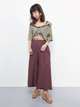 naoさん（レディース・163cm）の夏コーディネート