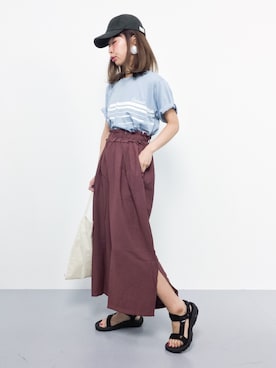 naoさん（レディース・163cm）の夏コーディネート