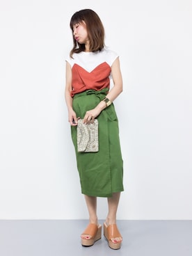 naoさん（レディース・163cm）の夏コーディネート