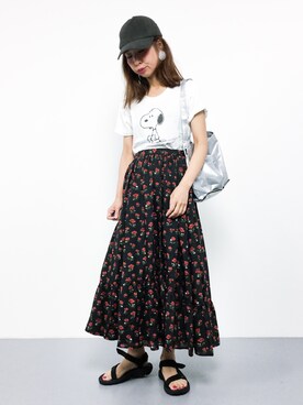 naoさん（レディース・163cm）の夏コーディネート