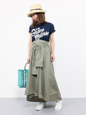 naoさん（レディース・163cm）の夏コーディネート