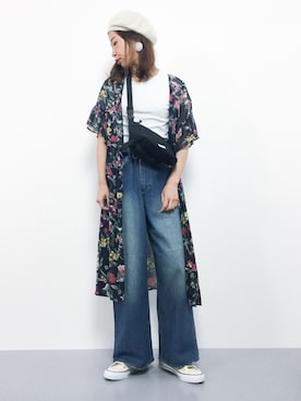 naoさん（レディース・163cm）の夏コーディネート