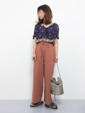 naoさん（レディース・163cm）の夏コーディネート