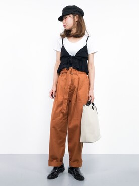 「Gem.（ジェム）のアイテム」を使った、naoさん（レディース・163cm）の夏コーディネート