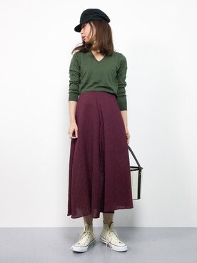 naoさん（レディース・163cm）の秋コーディネート