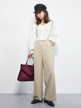 naoさん（レディース・163cm）の秋コーディネート