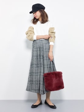 naoさん（レディース・163cm）の秋コーディネート