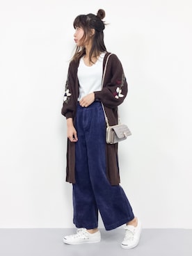 naoさん（レディース・163cm）の秋コーディネート