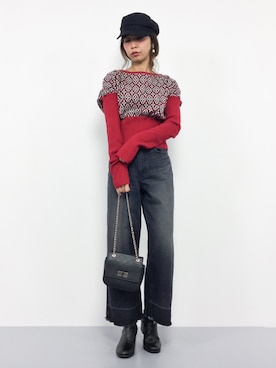 naoさん（レディース・163cm）の秋コーディネート