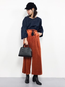 naoさん（レディース・163cm）の秋コーディネート