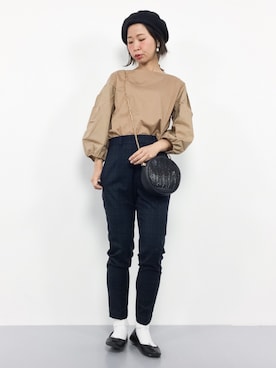 naoさん（レディース・163cm）の秋コーディネート
