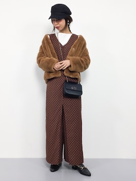 「NATURAL BEAUTY BASIC（ナチュラルビューティーベーシック）のアイテム（ブルゾン）」を使った、naoさん（レディース・163cm）の秋コーディネート