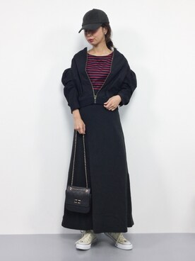 「antiqua（アンティカ）のアイテム（ブルゾン）」を使った、naoさん（レディース・163cm）の秋コーディネート