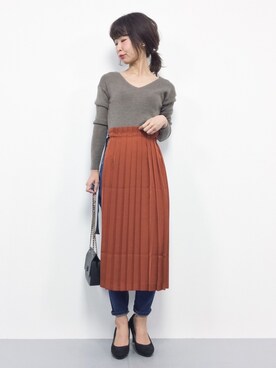 naoさん（レディース・163cm）の秋コーディネート