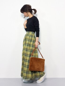 naoさん（レディース・163cm）の秋コーディネート