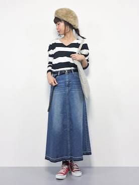 naoさん（レディース・163cm）の冬コーディネート