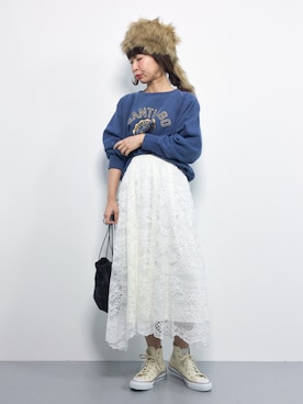 naoさん（レディース・163cm）の冬コーディネート