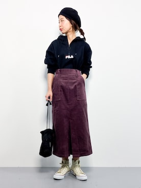 naoさん（レディース・163cm）の冬コーディネート