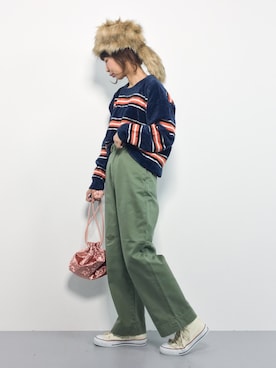 naoさん（レディース・163cm）の冬コーディネート