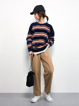 naoさん（レディース・163cm）の冬コーディネート