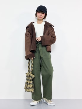 naoさん(レディース・163cm)の冬コーディネート