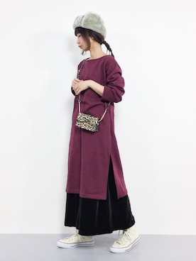 「Accessorize（アクセサライズ）のアイテム（バッグ）」を使った、naoさん（レディース・163cm）の冬コーディネート