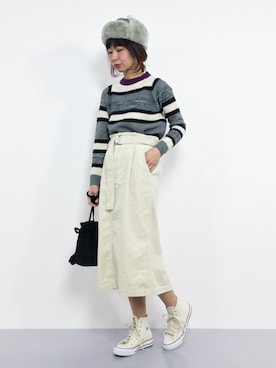 「CHAPTER L, LONDON（チャプターエルロンドン）のアイテム」を使った、naoさん（レディース・163cm）の冬コーディネート