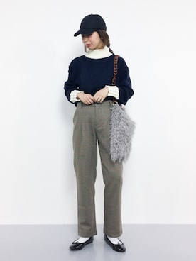 naoさん（レディース・163cm）の冬コーディネート