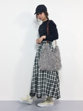 naoさん（レディース・163cm）の冬コーディネート