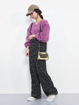 「Another Edition（アナザーエディション）のアイテム（サロペット/オーバーオール）」を使った、naoさん（レディース・163cm）の冬コーディネート