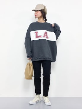 naoさん（レディース・163cm）の冬コーディネート