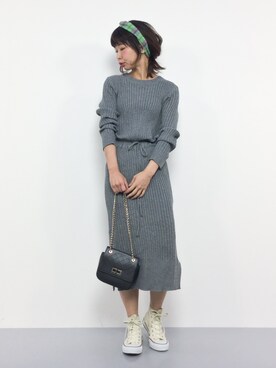 naoさん（レディース・163cm）の冬コーディネート