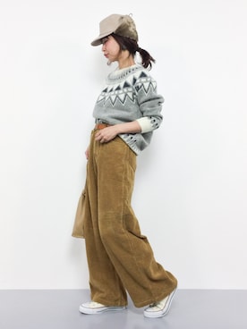 naoさん（レディース・163cm）の冬コーディネート