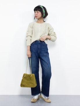 naoさん（レディース・163cm）の冬コーディネート