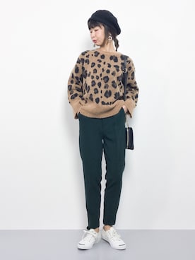 naoさん（レディース・163cm）の冬コーディネート