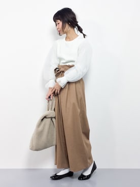 naoさん（レディース・163cm）の冬コーディネート