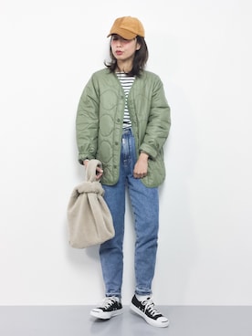 naoさん（レディース・163cm）の冬コーディネート